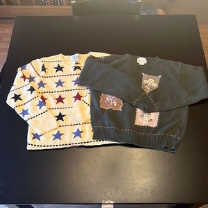 2 Cristopher & Banks Sweaters size small excellent condition.
